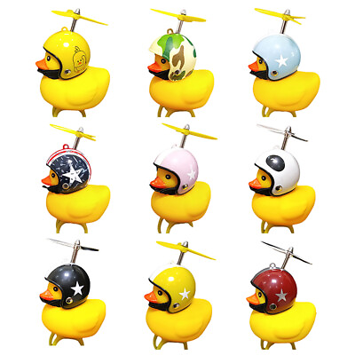 #ad Bike Bicycle Motorcycle Bell Yellow Duck Light Warning Bell Cartoon Duck Toys $7.57