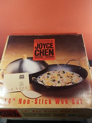 Joyce Chen Classic Series Carbon Steel Wok 14 Inch Charcoal $35.00