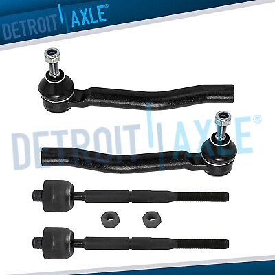 #ad Front Inner amp; Outer Tie Rods Kit for Nissan Sentra Leaf NV200 Chevy City Express $44.17