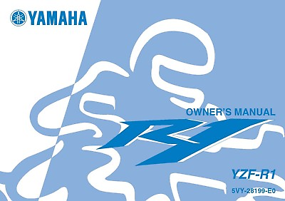 #ad Yamaha Owners Manual Book 2004 R1 YZF R1 $18.50