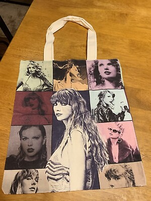 #ad Taylor Swift BAG Eras Tour Tote Bag 12 X 14 New Canvas $19.99