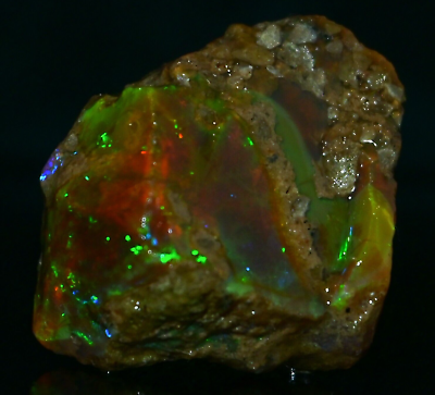 #ad Multi Fire Opal Rough 70.30 Carat Natural Ethiopian Opal Raw Welo Opal Gemstone $70.80