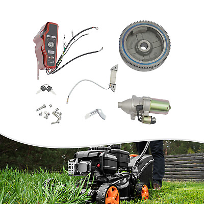 #ad Electric Start Kit Flywheel Ignition Starter Motor Key Box Coil For Honda GX390 $65.56