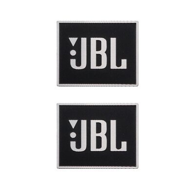 #ad 2pcs JBL Aluminum logo badge replacement piece 29mm（1.14quot; X 24mm 0.94quot; $7.88