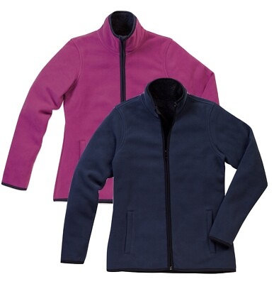 #ad Womens Womans Ladies Jacket Microfleece Outer Warm Cozy Teddy Fleece Inner GBP 24.99