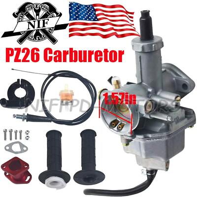 PZ26 Carburetor Kit For MB100 Predator 212cc 196cc Honda GX160 GX200 Mini Bike @ $34.99