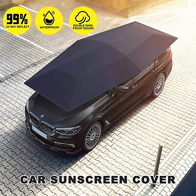 4.2M Fully Automatic Car Umbrella Tent Roof Cover Remote Anti UV Sunshade $195.99