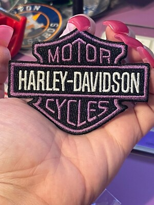 Harley Davidson iron on patch Purple $5.99