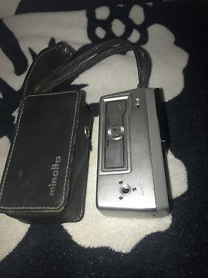 #ad VINTAGE MINOLTA 16 ND 4X CAMERA With Original Carrying Case Cover Japan Made $28.88