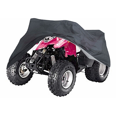 Custom Waterproof Quad Youth ATV Cover Dust Storage Black For Polaris Outlaw 50 $16.99