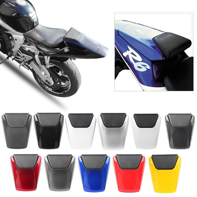 #ad Rear Seat Cover Cowl Fairing for Yamaha YZF R6 YZFR6 1998 2002 Pillion Back Tail $62.42