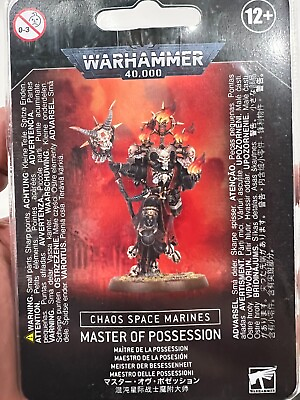 #ad Warhammer 40k Chaos Space Marines Master of Possessions Brand New in Blister $40.00