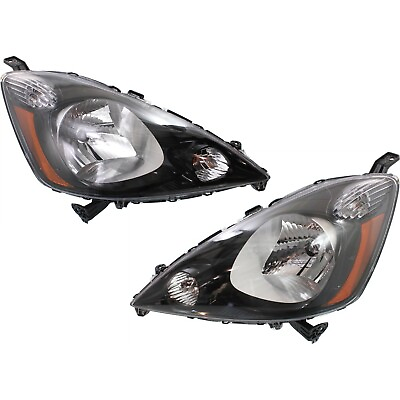 #ad Headlight Set For 2012 2013 2014 Honda Fit Left and Right With Bulb 2Pc $281.99