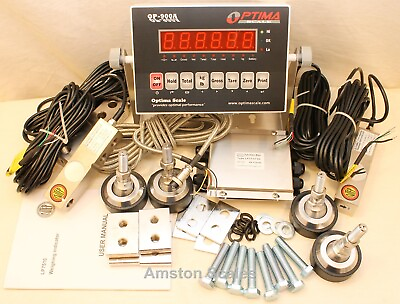 #ad 4000 LB NTEP SCALE KIT 4 LOAD CELL INDICATOR JUNCTION BOX HARDWARE FLOOR CATTLE $429.99