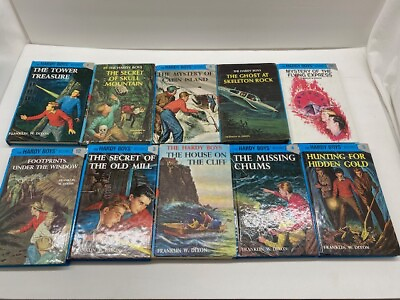 #ad 10 Random Hardy Boys book lot of books new and old Franklin W. Dixon GOOD $19.00