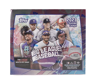 #ad 2023 Topps Big League Baseball SEALED HOBBY BOX Follow Back Trout? $41.99