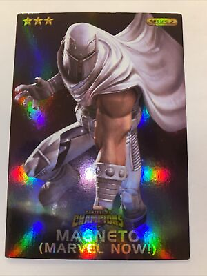 #ad Marvel Contest Of Champions Arcade Rare Card #46 Magneto in Foil Version $5.99