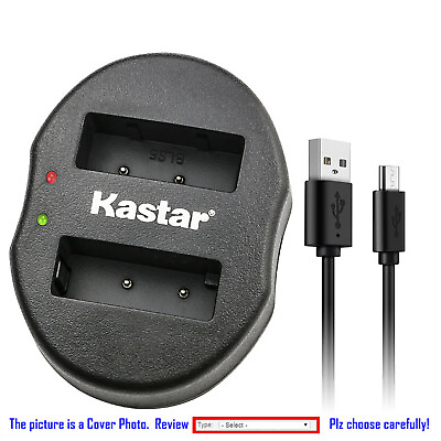 #ad Kastar Battery Oval Dual Charger for Olympus BLS 5 amp; Olympus E P1 EP1 Camera $12.99
