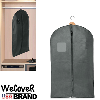 #ad Suit amp; Garment bag Dress Cover Storage Travel Bag dust proof Breathable in Gray $10.98