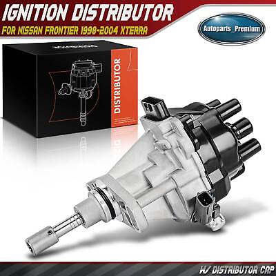 #ad Ignition Distributor w Cap amp; Rotor for Nissan Frontier NP300 Xterra Pickup 2.4L $65.99