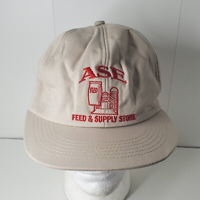 #ad VTG ASE Feed Supply Store OH Farm Snapback Hat Baseball Cap K Products USA Foam $15.19