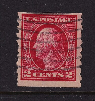 1912 Sc 413 early coil issue used single perf 8½ vertical CV $50 16 $32.50