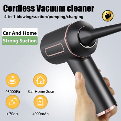 #ad Handheld Car Vacuum Cleaner Cordless Portable Home Cleaner Rechargeable 95000Pa $19.49
