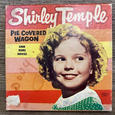 #ad PIE COVERED WAGON Starring Shirley Temple Ken Films 8mm Movie #222 Vintage $19.99