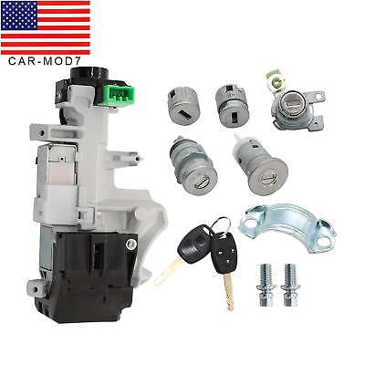 #ad Ignition Switch Door Lock Cylinder W 2 Immobilizer Keys For 03 05 Honda Accord $87.00