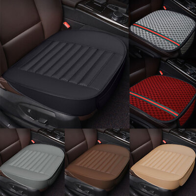#ad Universal PU Leather Car Front Cover Cushion Seat Protector Half Full Surround $11.99