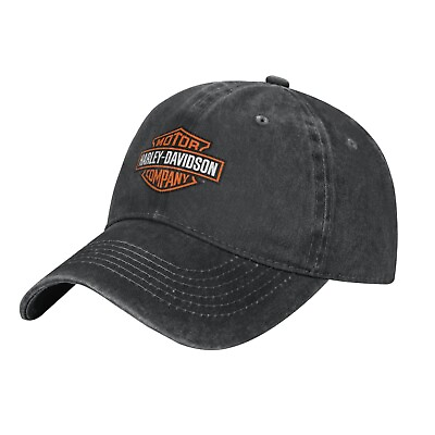 #ad Harley davidson adult washable cowboy baseball cap is adjustable $14.49