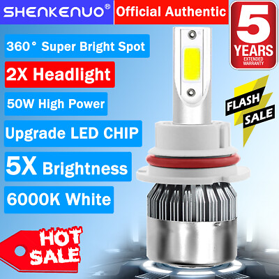 #ad 2pc 100w 6000K LED Headlight Bulbs Kit Conversion Lamps for VOLVO VN VNL VNM $19.97