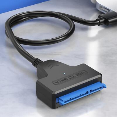#ad USB 3.0 to SATA 2.5quot; 3.5quot; Hard Drive SSD HDD Adapter Converter Cable 22Pin NEW $2.91