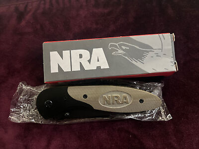 #ad NRA Knife Stone River New In Box $10.00