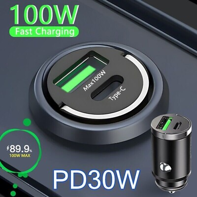 #ad 2 Port USB Super Fast Car Charger Adapter For iPhone Samsung Android Cell Phone $6.99