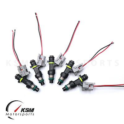 #ad #ad 5 750cc Fuel Injectors High OHMS for 2009 2010 Ford Focus MK2 RS ST225 fit DENSO $180.00