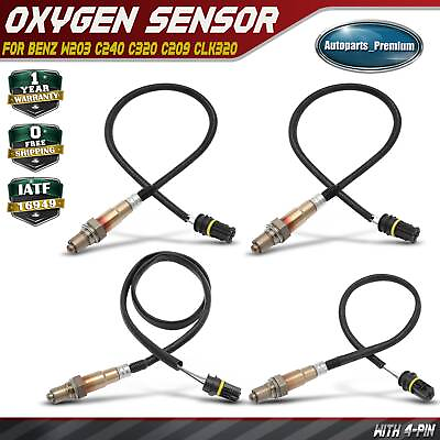 #ad 4x Up amp; Downstream O2 Oxygen Sensor for Mercedes Benz W203 C240 C320 C209 CLK320 $77.39