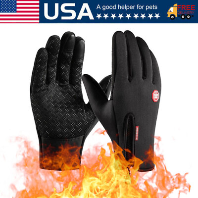 #ad #ad Thermal Windproof Waterproof Winter Gloves Touch Screen Warm Mittens Men Women $4.99