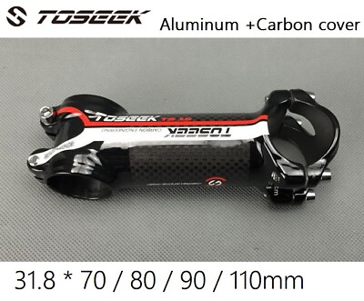 #ad Bicycle MTB Road Bike handlebar Carbon stems bar Stem 7° 31.8*70 80 90 100 110mm $24.99
