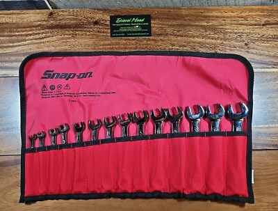#ad *NEW* Snap On OEXSM714K 14 pc 12pt Metric Flank Dr Short Combination wrenches $593.99