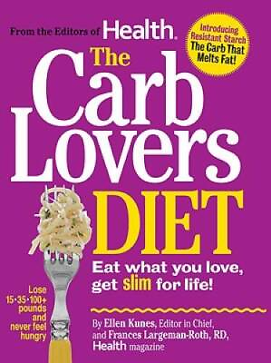 #ad The Carb Lovers Diet: Eat What You Love Get Slim For Life Hardcover GOOD $3.73