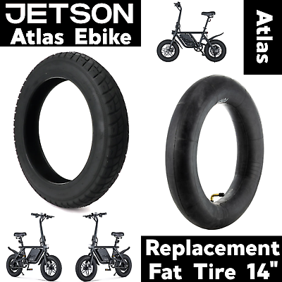#ad Jetson ATLAS 14in Fat Tire Replacement Inner Tube Rear or Front eBike $23.99