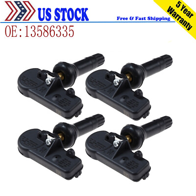 #ad #ad NEW TPMS Tire Pressure Monitoring Sensors Fit For Chevy GMC GM Set 4pcs 13586335 $18.67