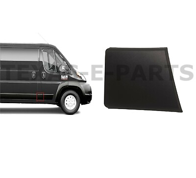#ad New Fits 2019 2023 Ram Promaster 1500 3500 Right Side Body Trim Molding Black $34.04