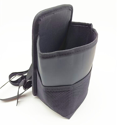 #ad Leather Car Pocket Drink Phone Holder Organizer Seat Side Storage Mesh Bag Black $14.36
