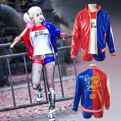 #ad Sexy Womens Harley Quinn Costume Cosplay Set $48.90