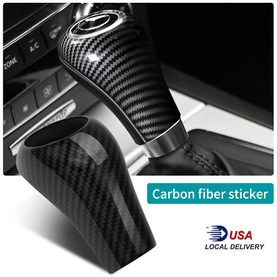 #ad Carbon Fiber Gear Shift Knob Cover Interior Trim For Mercedes Benz W204 C Class $11.04