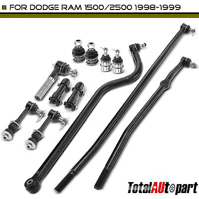 #ad 12Pcs Sway Bar Link Tie Rod End w Ball Joint for Dodge Ram 1500 Ram 2500 Front $215.99