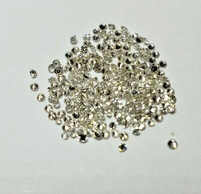 #ad Genuine full cut round diamonds 1.00 ct t.w. 215 diamonds one mm each. $199.79