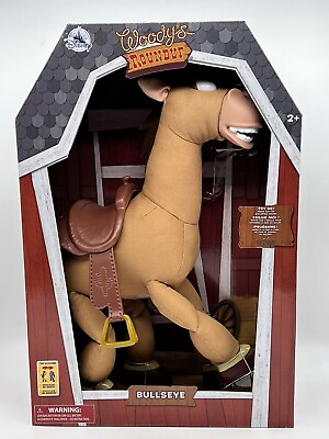 Disney Store Toy Story Interactive Action Bullseye Horse 18quot; Plush Figure NIB $50.97